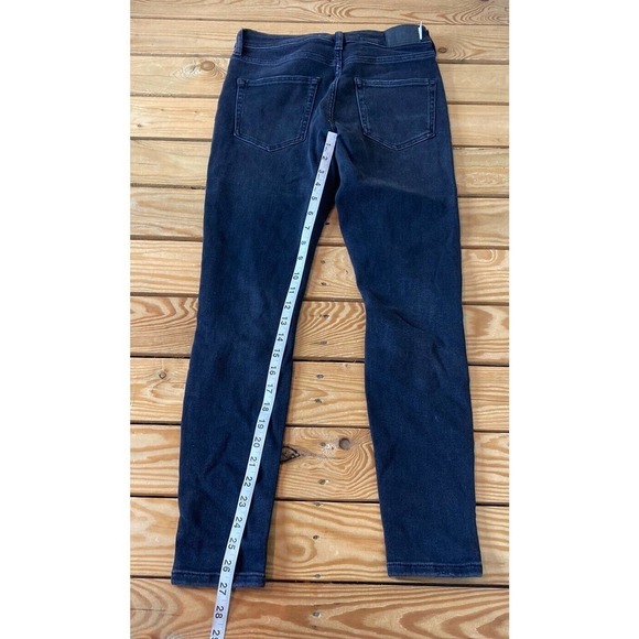 NWT Superdry Skinny High Rise Jeans Size 30 Women’s Black MSRP $59.95 - Picture 9 of 9